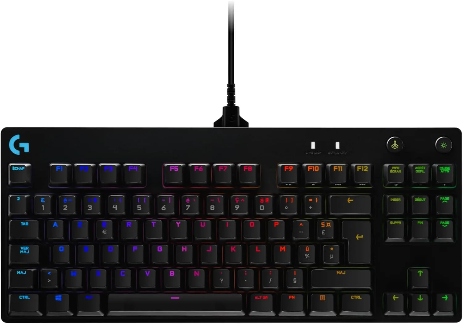 Logitech G PRO –Clavier Gaming Mécanique TKL RGB LIGHTSYNC (AZERTY FR)