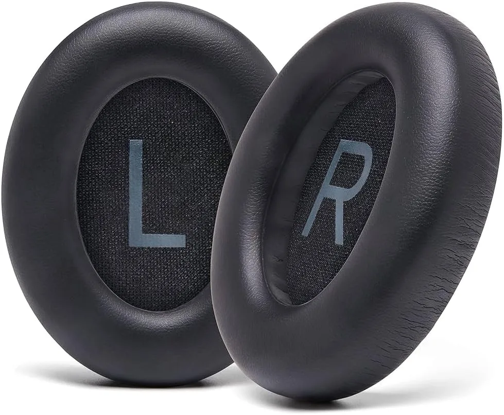 Bose 700 (NC700) Replacement Ear Pads Black Leather, High Density Acoustic Foam