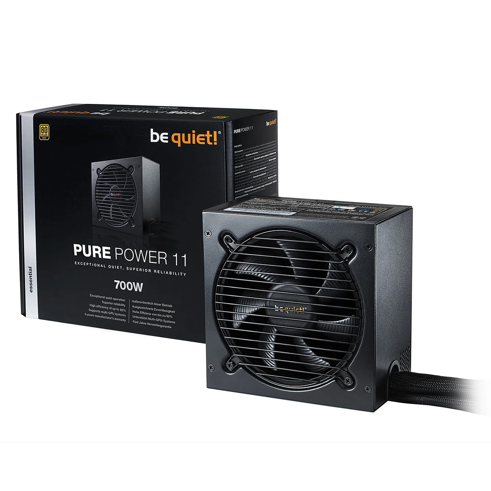 be quiet Pure Power 11 700W – 80 PLUS Gold