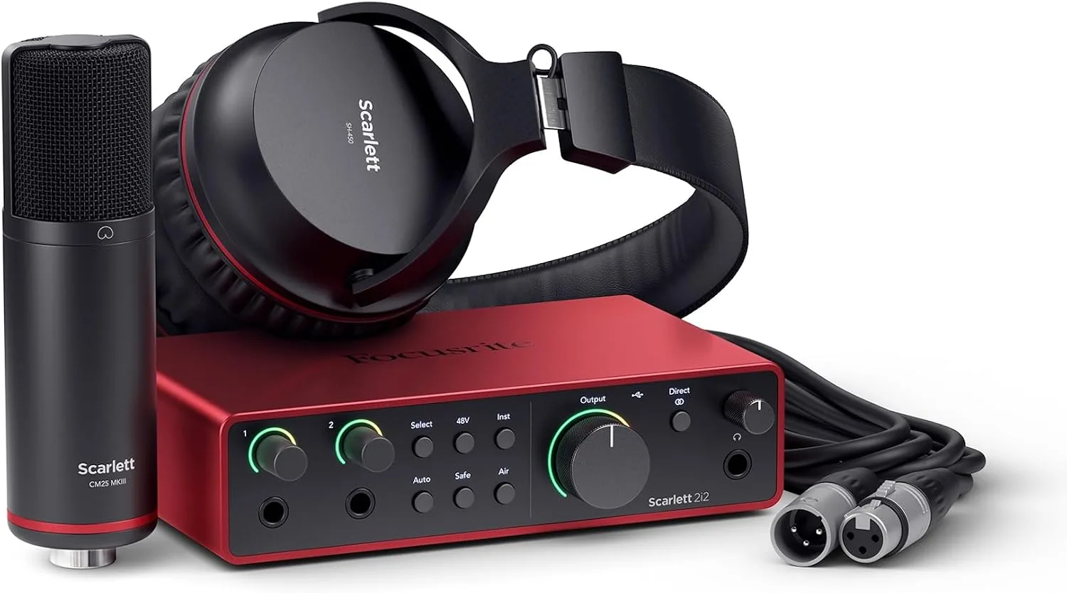 Focusrite Scarlett 2i2 Studio 4th Gen – Pack Studio USB-C